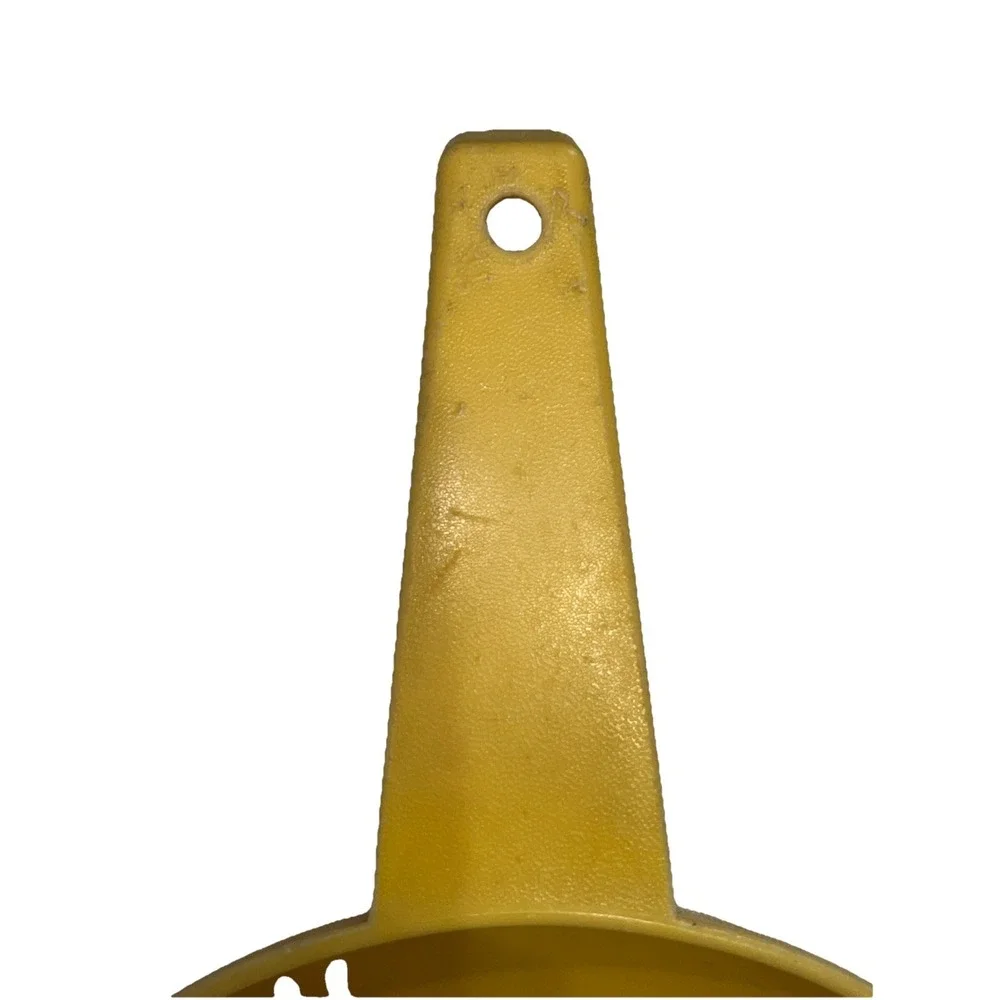 Vtg Tupperware 1 Qt Colander 1200 Strainer Yellow 2 Spouts USA 6.75x3
